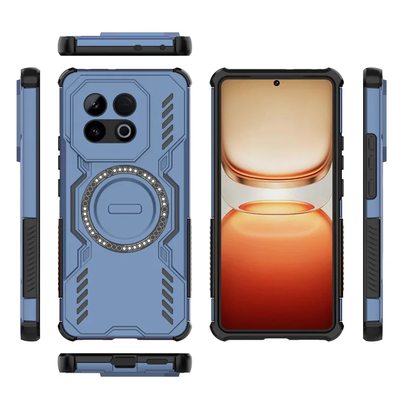 For ViVo iQOO Z10 Turbo Case Cover Heat Dissipation Magnetic