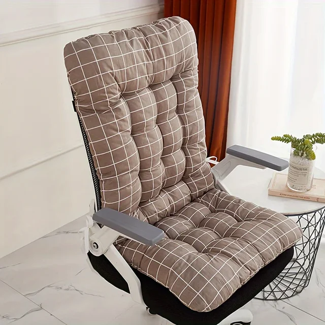 Ergonomic Office Chair Cushion with Integrated Backrest Support - Suitable for Multifunctional Use of Home and Car Seats 1