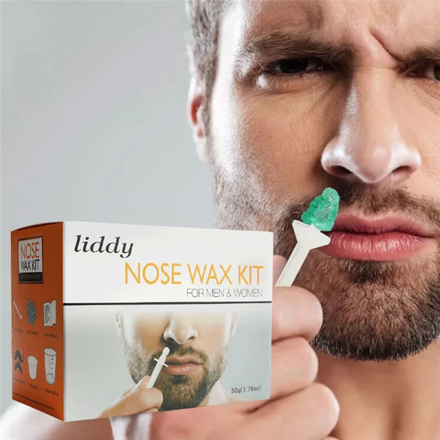 Nose Ear Hair Wax Trimmer Kit Effective And Safe Nose Hair Removal Clean  Women For Men And Set Painless & Easy Nasal Waxing 50g - AliExpress