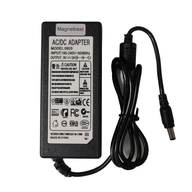 アダプター充電器9v 2a ac DC,Roland SPD-6 SPD-8 SPD-S SPD-SX用,EU 
