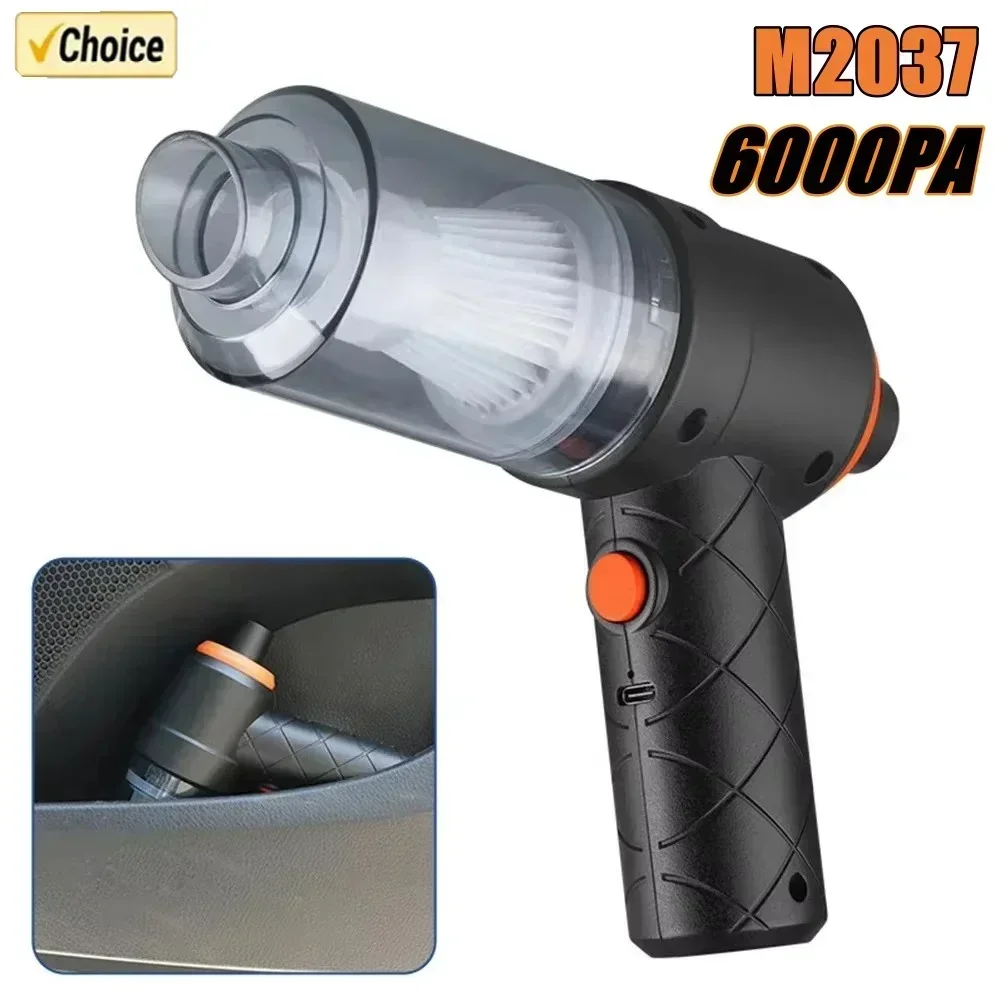 Car Wireless Vacuum Cleaner Portable Strong Suction Home Cleaning Equipment Handheld Dust Collector Mini Car Dust Blower 1