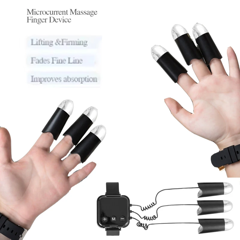 Face Lifting Radio Frequency Microcurrent Golden Finger RF EMS Beauty Machine Gravitational Diamond Finger Health Care Beauty