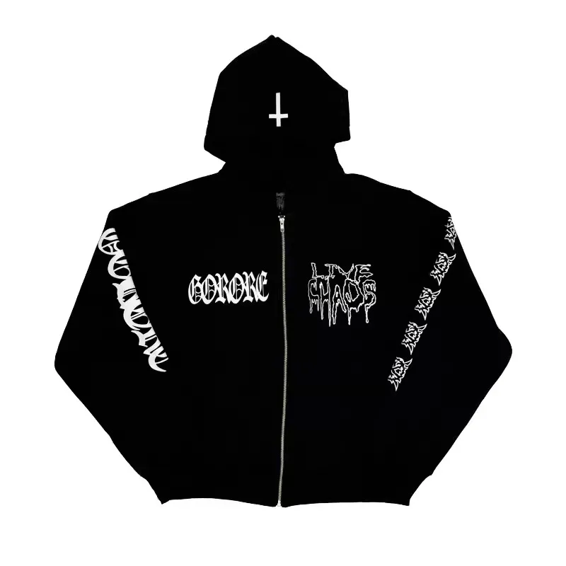 2024 Ken Carson A Great Chaos Tour Hoodie Zipper Hoodie Jacket