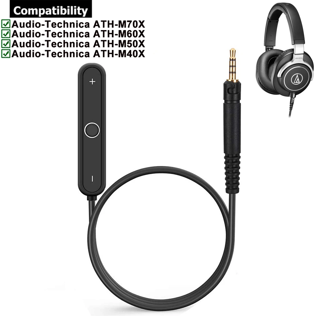 Bluetooth 5.0 Stereo Handsfree A2DP Adapter Receiver for Audio Technica