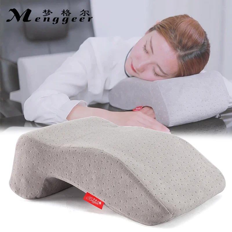 

Comfortable Nap Pillow for Office and School Classroom with Stomach Sleeper Design
