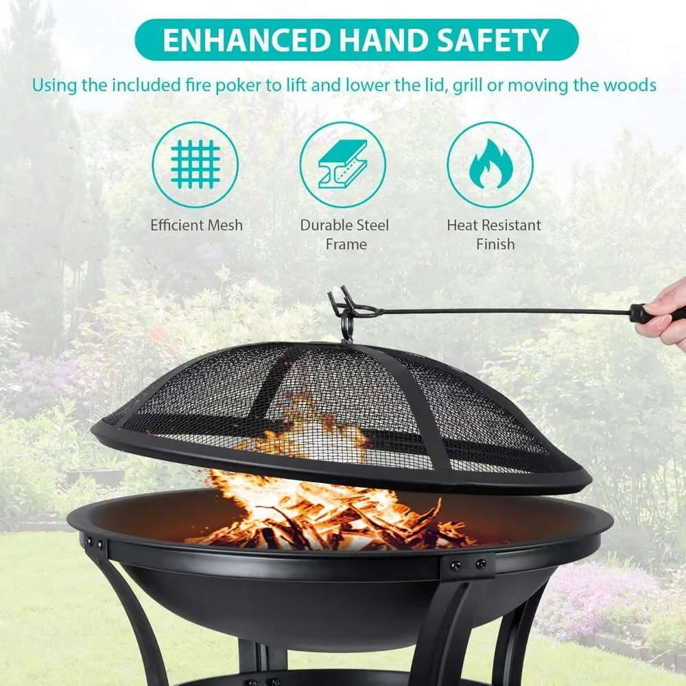 22" Portable Fire Pit 4