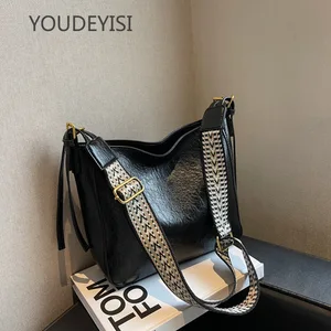 YOUDEYISI Soft Leather Small Square Bag: Women's Bag Retro Casual, Large-capacity One-shoulder Messenger Bag Fashion