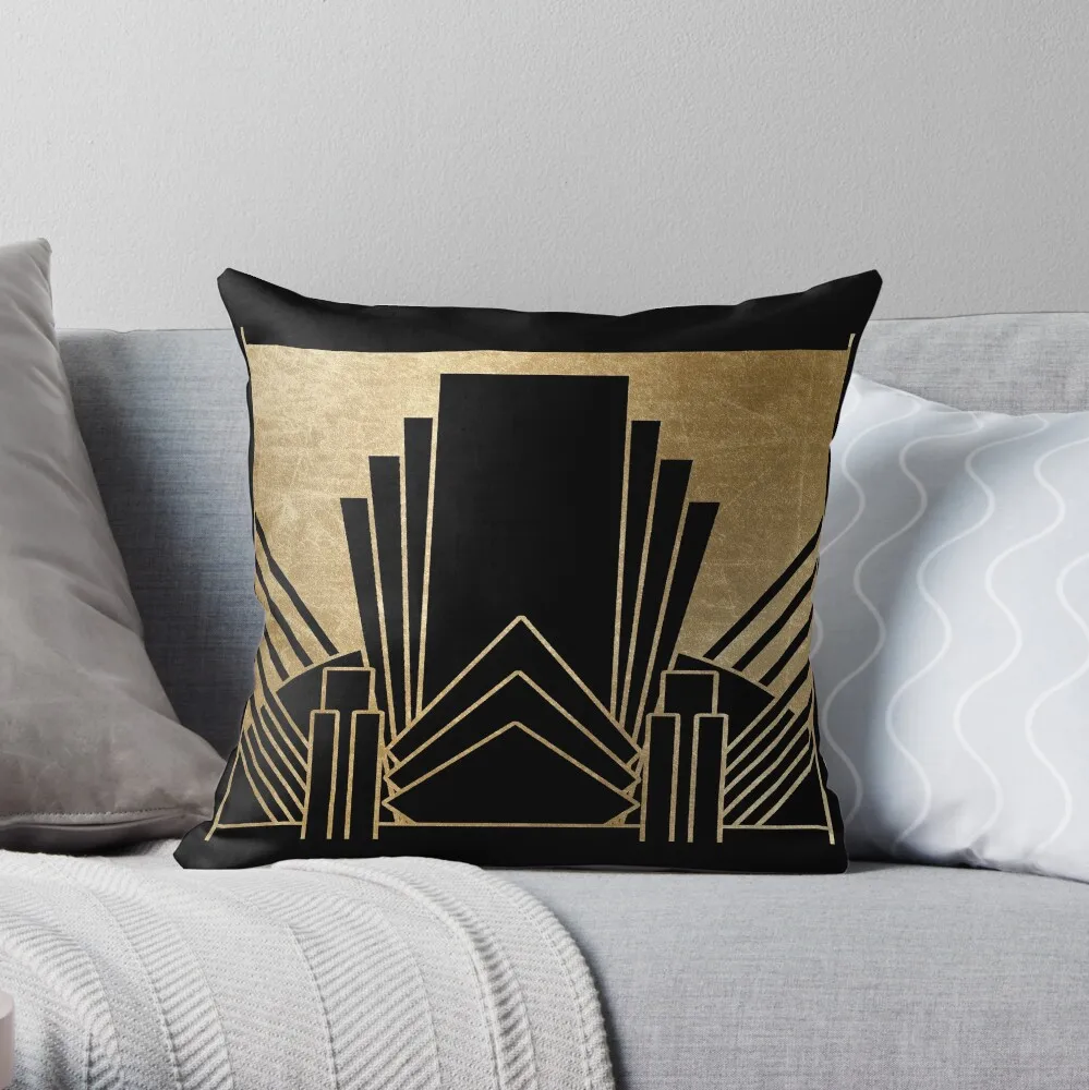 

Art deco design Throw Pillow Throw Pillow Cushions For Decorative Sofa Rectangular Cushion Cover