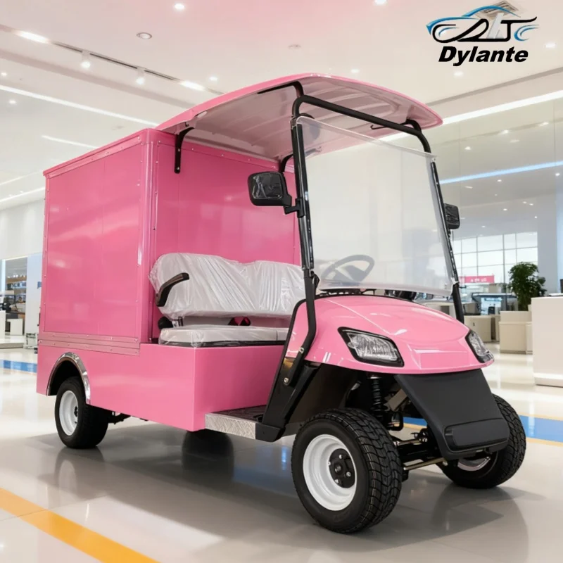 Newest 60V Adults Scooter Lithium Battery Golf Car Off Road Beach Buggy Electric Golf Cart Folding Cargo Car With Rear Cargo Box - Image 5