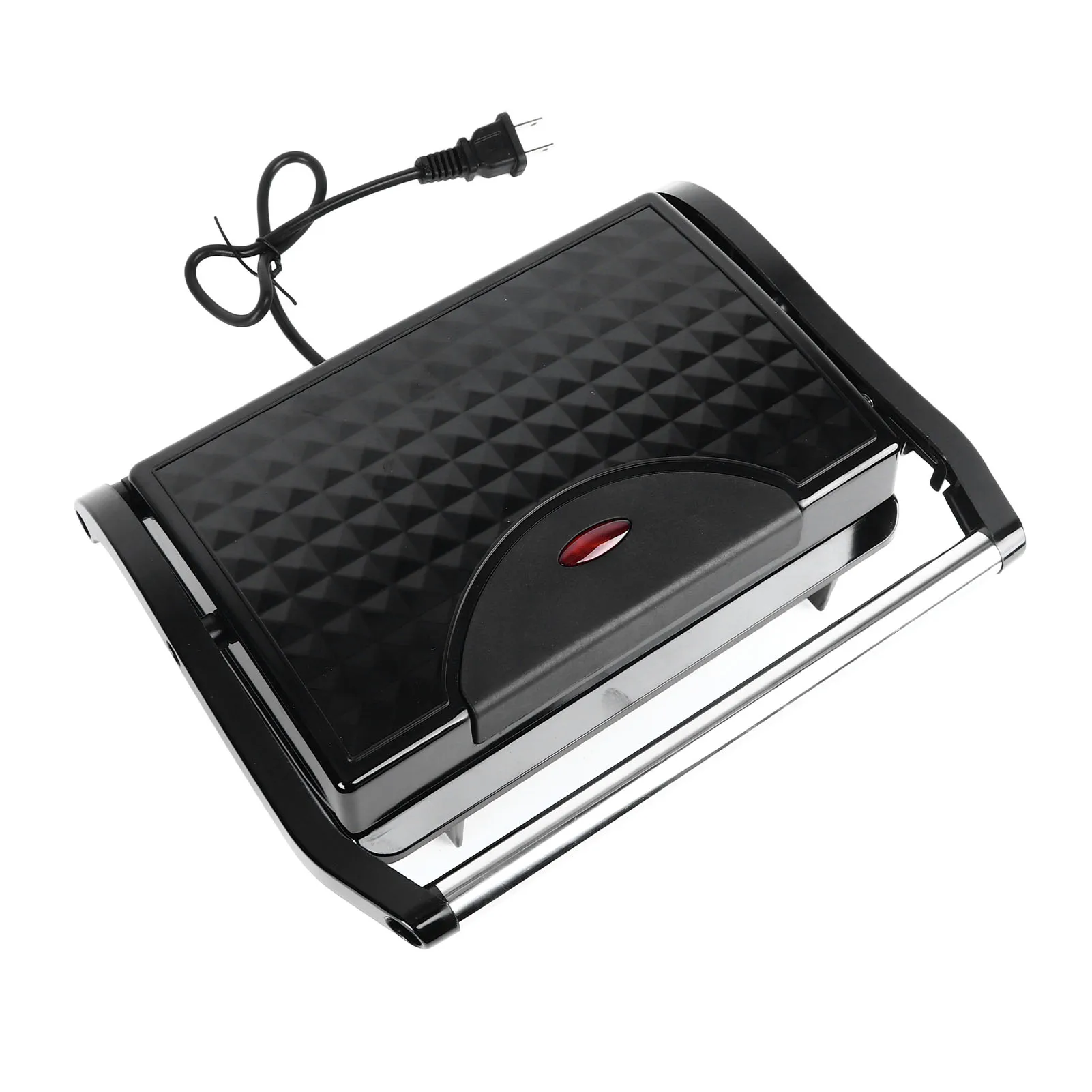 Electric Steak Griddle Double Sided Fast Heating Aluminum Electric Panini Press Grill for Sandwich Breakfast Making 4
