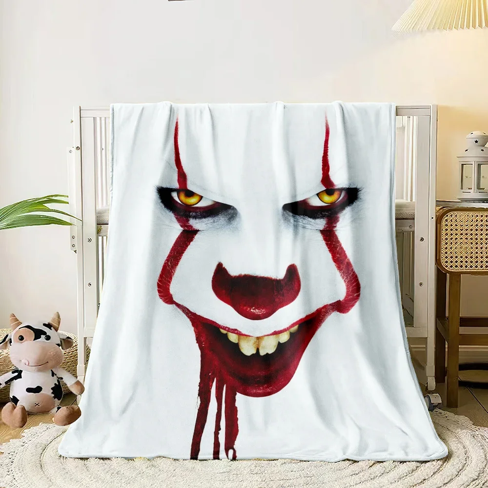 Horror movie characters Blanket- Lightweight Flannel Throw for Sofa, Bed, Travel, Camping, Livingroom, Office, Couch, Chair 3