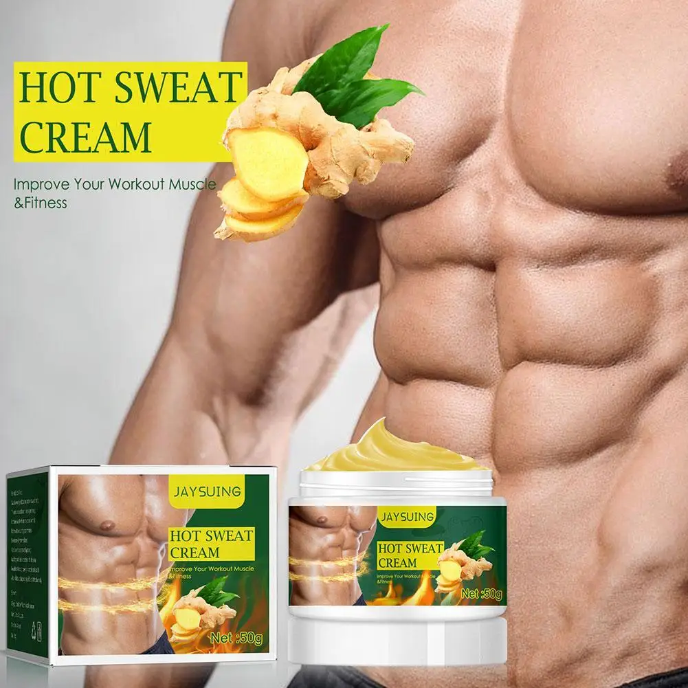 

50g Ginger Men Women Body Breast Firming Creams Muscle Tighten Chest Gynecomastia Nourishing Promote Metabolism Anti Cellulite