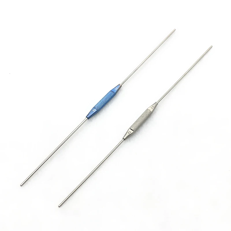 Double-head lacrimal probe microscopy instrument probe needle ophthalmology microscopic instrument flushing lacrimal probe 5th-1