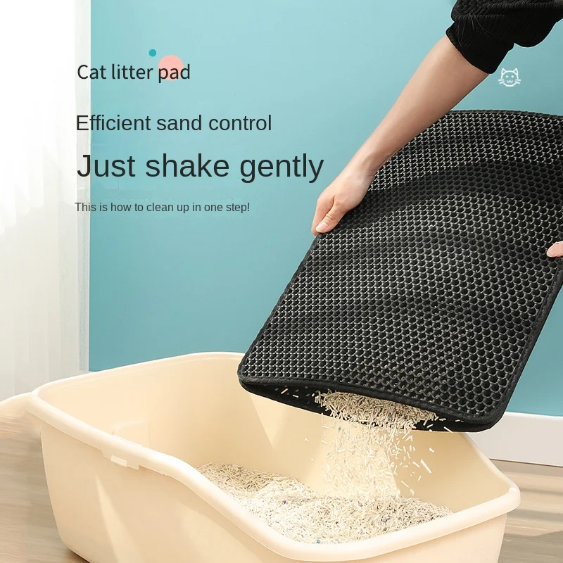 Keep Your Home Clean & Tidy With This Double-layer, Waterproof, Non-slip Cat  Litter Trapping Mat! - Temu