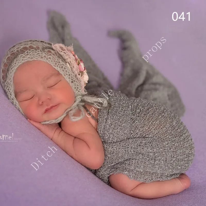 (150*40cm) Stretch Knit Wrap Newborn Photography Wraps Nubble Wraps Rayon Wraps Maternity Scarf Women Shawl 4