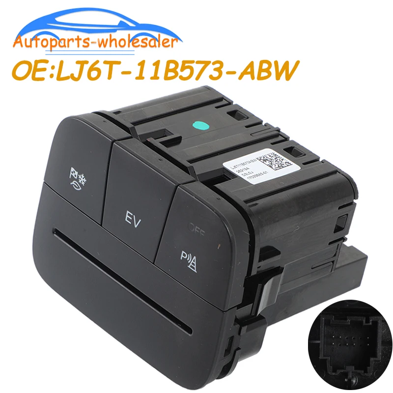 Center Console Button Switch LJ6T-11B573-ABW LJ6T11B573ABW Ford Kuga