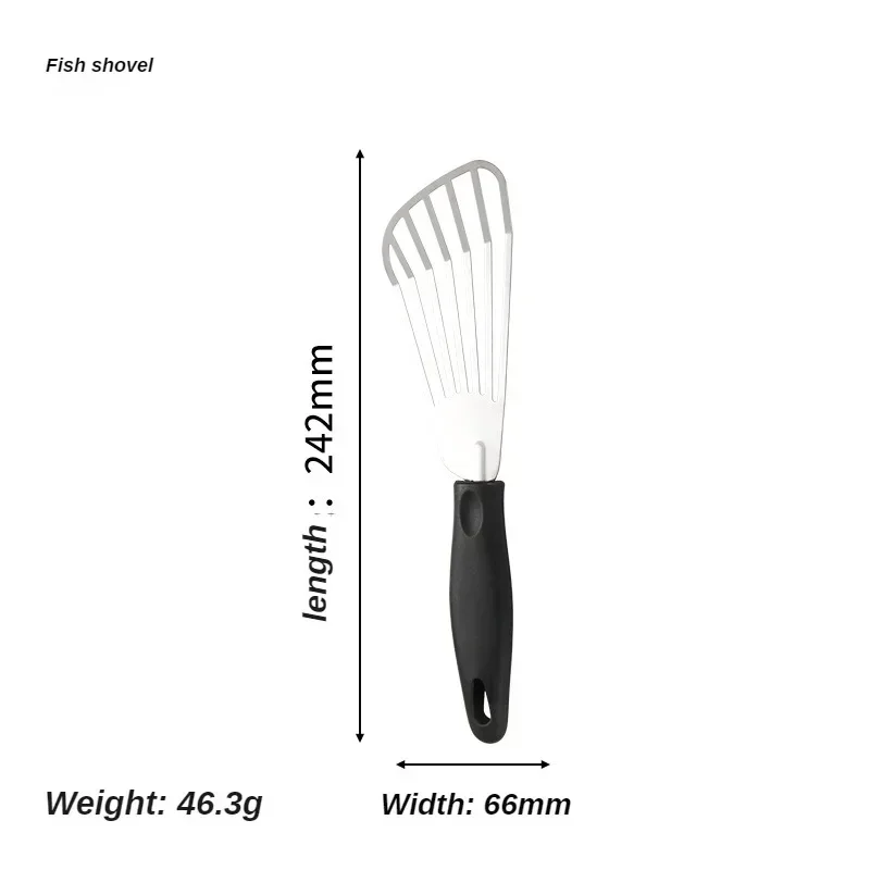 Multi-Size Stainless Steel Fish Spatula Steak Spatula Omelette Small Japanese Cooking Spatulas Kitchen Tools Gadgets pancake spatula