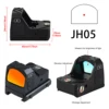 Red Dot Sight Tactical Scope Fit 20mm Rail Airsoft Pistols and Rifle Reflex Sight Optical Compact Scopes Hunting Accessory 4