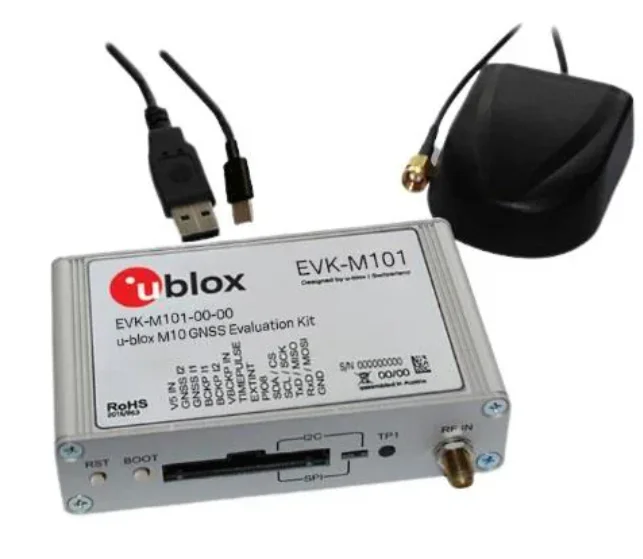 

u-blox EVK-M101C-00 GNSS / GPS Development Tools u-blox M10 GNSS evaluation kit XTAL, LNA, SAW filter, power sensor