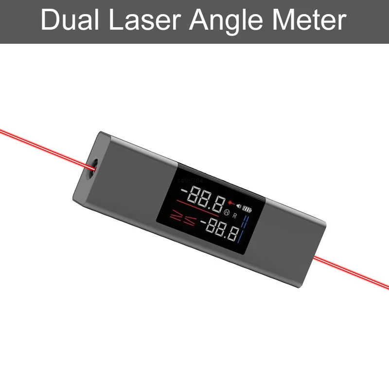 Xiaomi DUKA Ruler LI1 Orignial Laser 2 in 1 Level Protractor Digital Inclinometer Angle Measure Type-C Charging  Measurement 