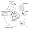 1 Set Attachment Including Dust Cover Diaphragm Flange Insert & Silicone Diaphragm for S12 Electric Breast Pumps Repair 4