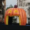 Devil Smile Inflatable Pumpkin Tent Artificial Pumpkins Arch Tunnel For Halloween Decoration Outdoor Event 2