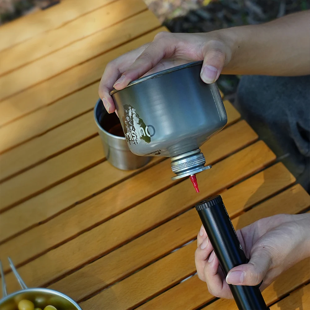 10Pcs Gas Nozzle Connector Reusable Butane Cassette Gas Tank Adapter Universal Butane Gas Converter for Cigarette Lighter