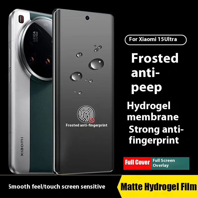1-3Pcs Für Xiaomi 15 Ultra Weiche TPU Matte Hydrogel Film für Mi 15Ultra 15 ULTRA vorne Klar Volle Abdeckung Screen Protector Kein Glas