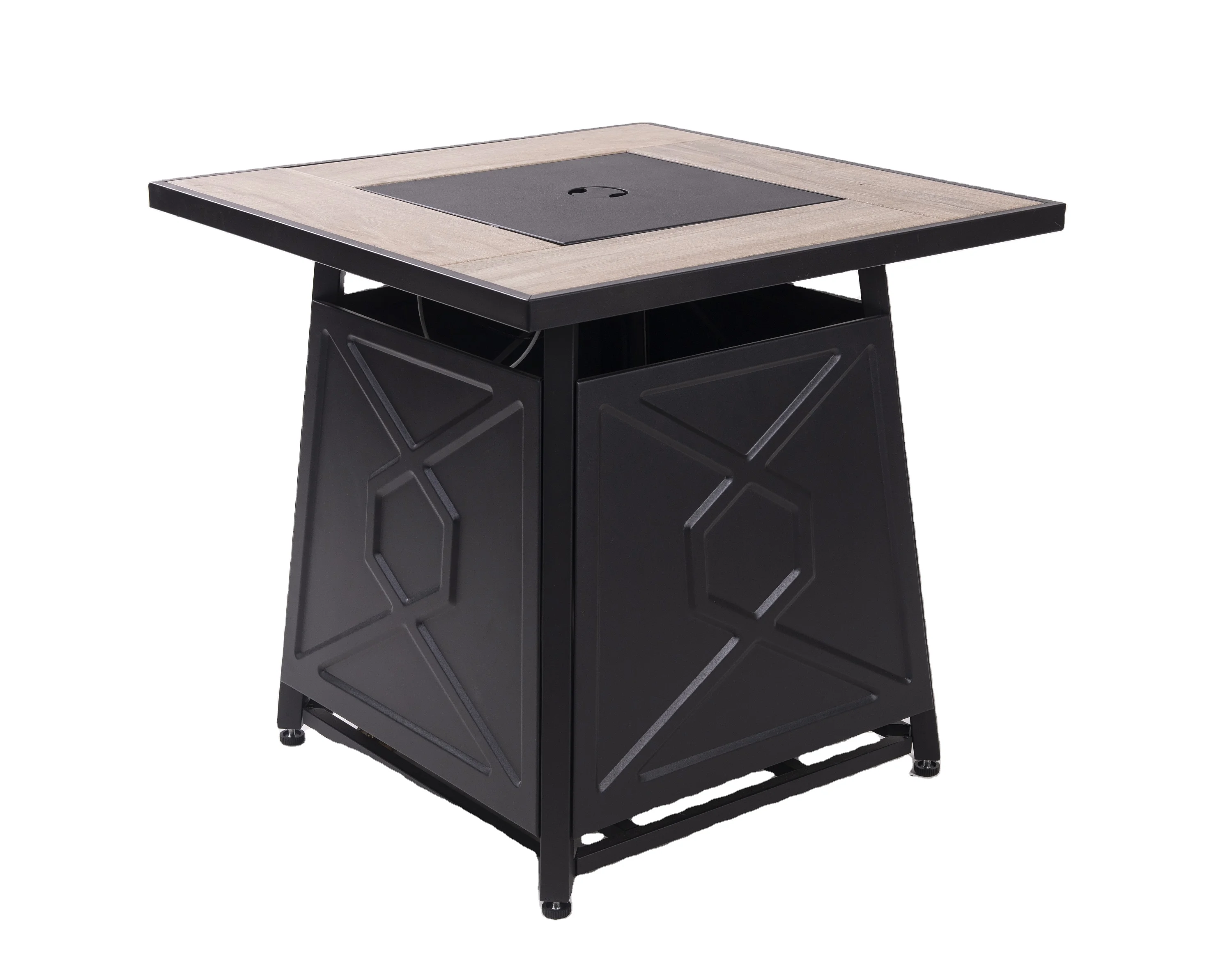 New Fire Pit Corten Steel Glass Outdoor Fire Pit Firepit Table Gas Corten Steel Outdoor