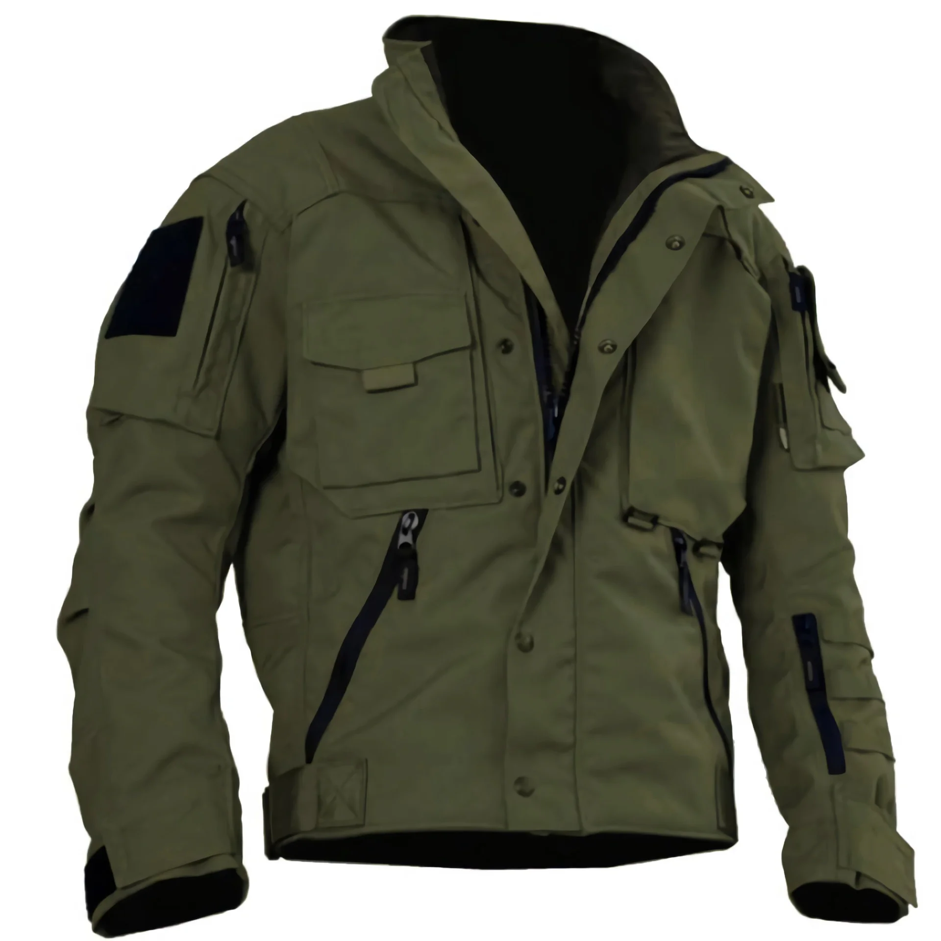 Plus Size Military Tactical Jacket Men Waterproof Multifunctional Pocket Casual Bomber Jacket Male Outwear Spring Autumn S-3XL