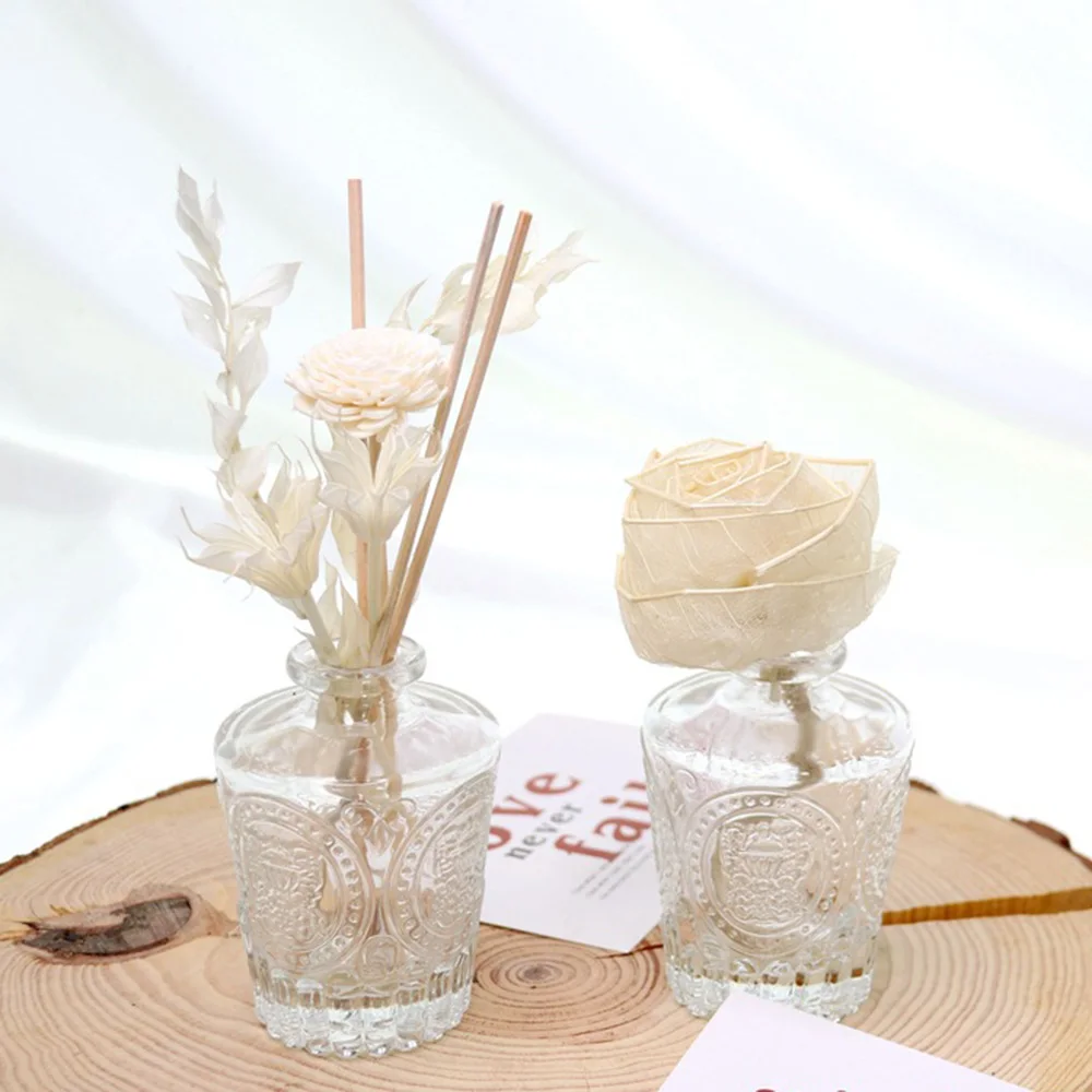 8Pcs Dried Flowers Aromatic Rattan Diffuser Replacement Stick Wood Rattan Through Flowers Diffusers reed diffuser stick wood scent diffuser aroma diffuser sticks fragrance diffuser refill stick