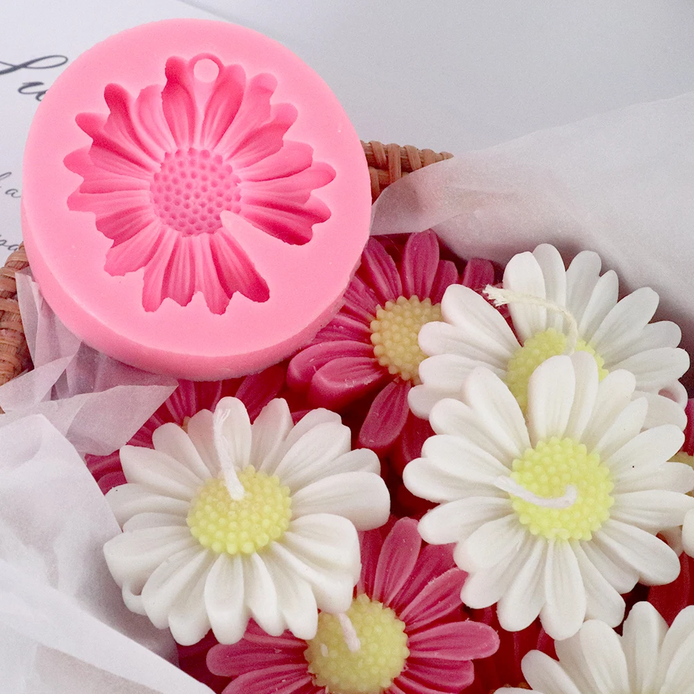Daisy Candle Silicone Mold DIY Aromatherapy Craft