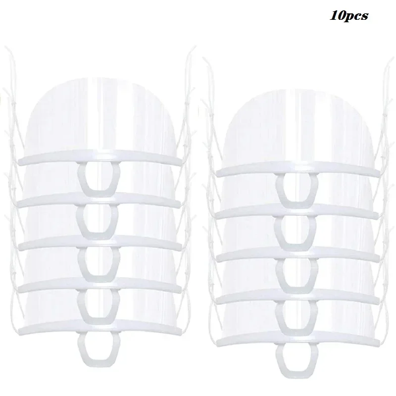 10pcs Transparent Masks Permanent Anti Fog Catering Food Hotel Chef Waiter Kitchen Restaurant Kitchen Gadgets Essentials