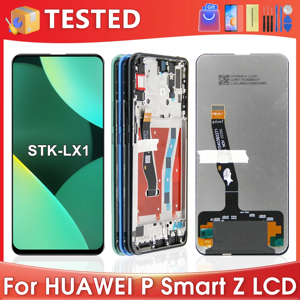6,59 'для HUAWEI P Smart Z для Y9 Prime 2019 STK-LX1 ЖК-дисплей сенсорный экран дигитайзер в сборе Замена