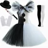 Terrifier Art The Clown Costume Girl Black White Fancy Tutu Dress Horror Joker Dress for Kids Halloween Carnival Party Costumes 1