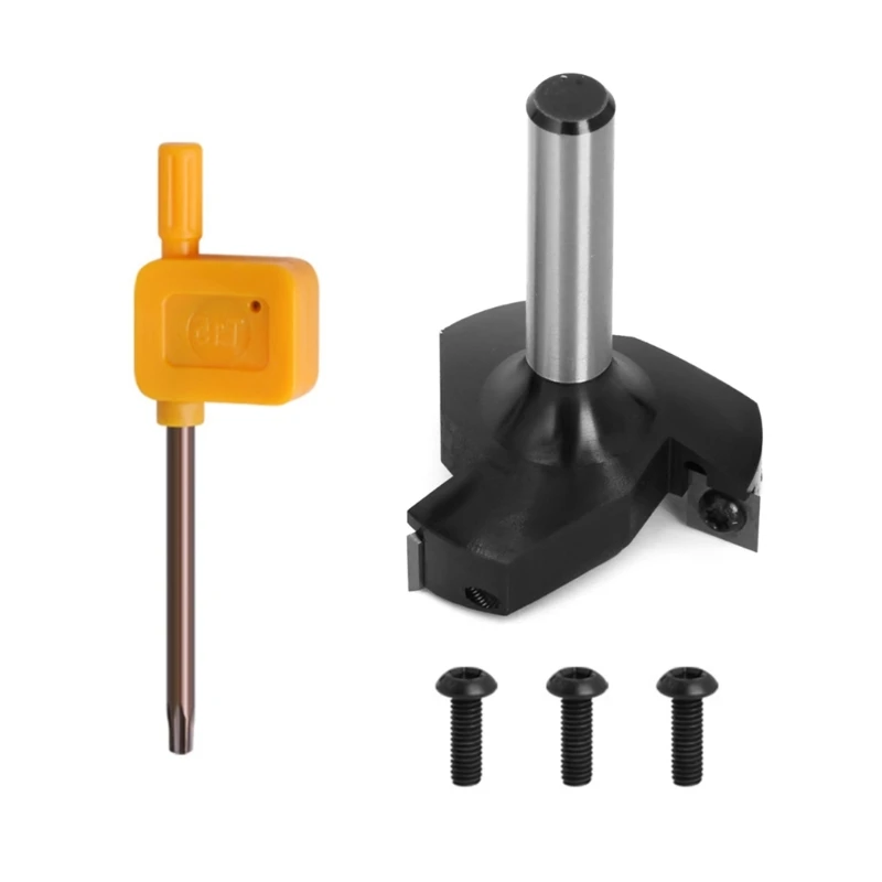 

Face Milling Cutter 8mm 12mm Shank 3 Flutes for Woodworking Milling Cutter
