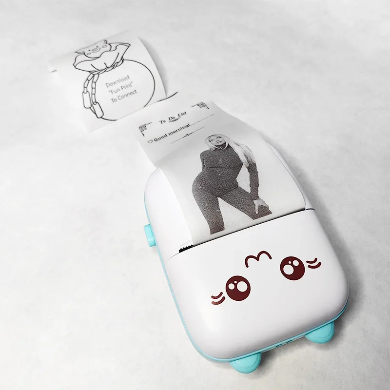 Mini Impressora de Bolso de Fotos c9 Impressora Térmica sem Tinta Portátil 57 mm Papel sem Fio bt 200dpi Android Ios Impressora Presentes de Natal - Imagem 6