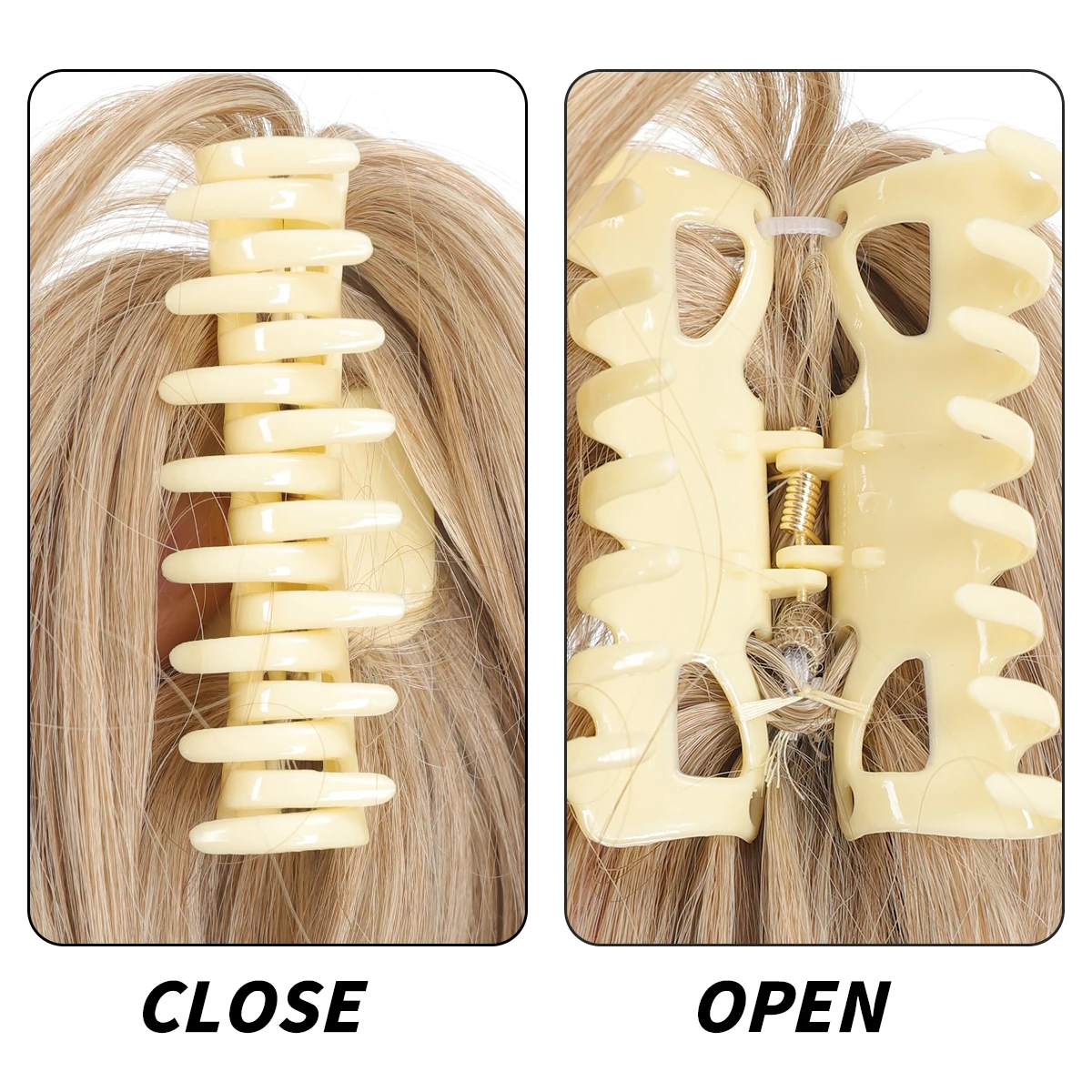 Synthetic Clip Straight Hair Circle Ponytail Wig For Women Ponytail Hair Accessories Short Curly Smooth ponytail Extension clip in ponytail hair extension synthetic ponytail synthetic hair accessories clip in ponytail extensions