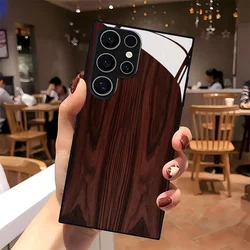 Red Retro Texture Pattern Glass Phone Case - Galaxy A35 5G (Z1)