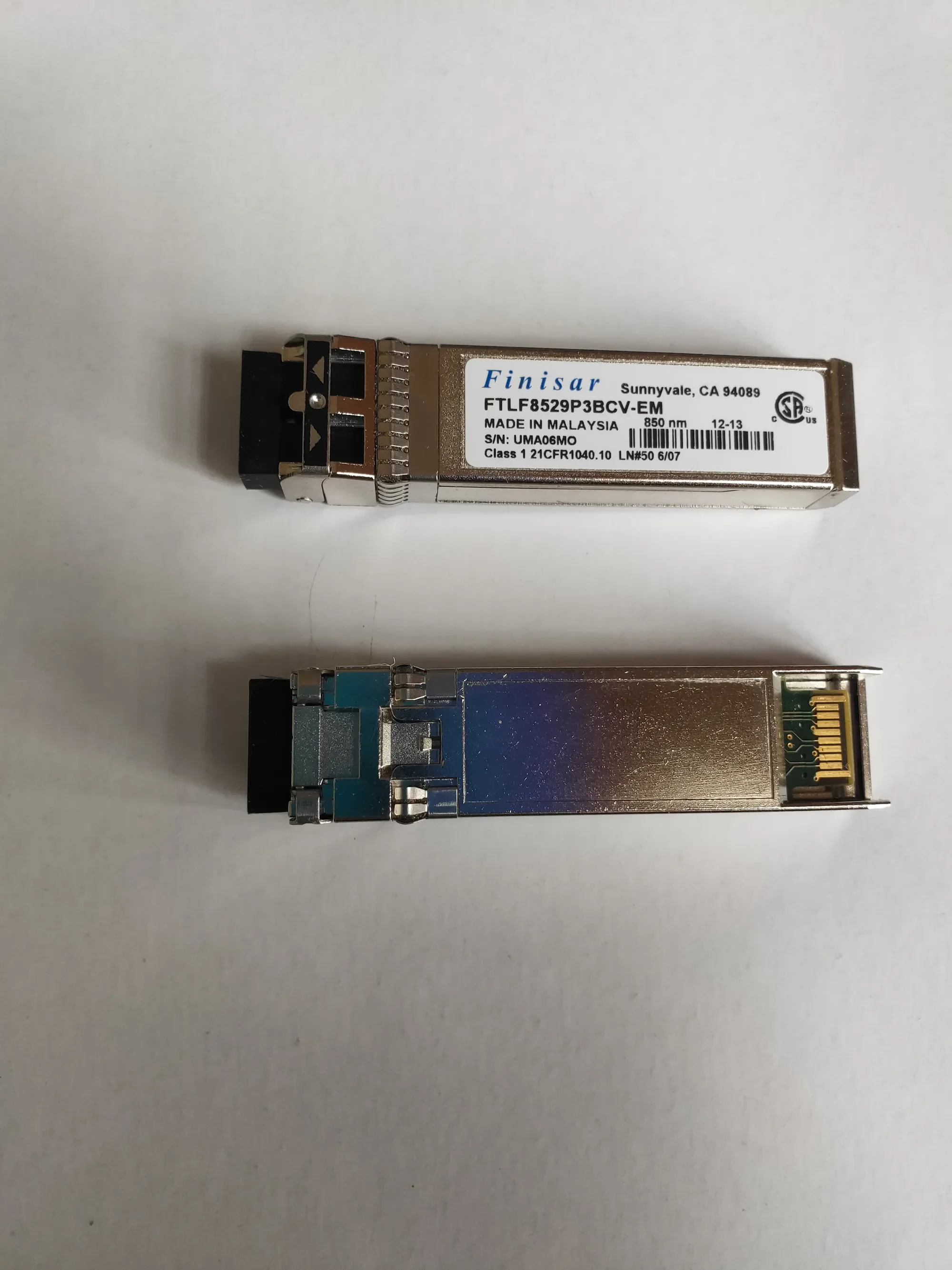 1PCS Finisar 16gb Fiber Module SFP FTLF8529P3BCV-EM 16G SFP+ 850nm 16G LC Fibre Channel Transceiver/16G Network Adapter Module 1pcs finisar 16gb fiber module sfp ftlf8529p3bcv em 16g sfp 850nm 16g lc fibre channel transceiver 16g network adapter module