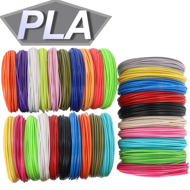 PLA de Filament de Stylo 3D,20 Couleurs Filament PLA 1.75mm 3D Stylo  Filament pour