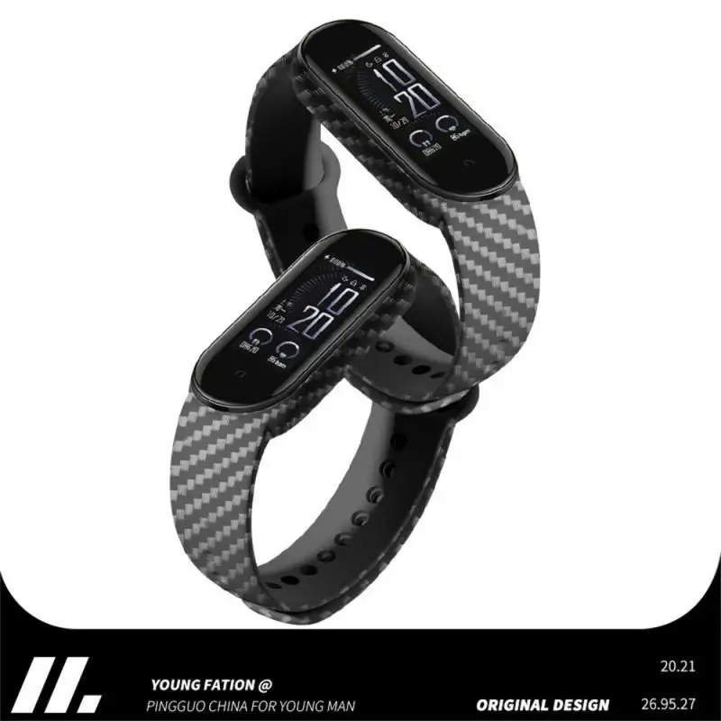

Printed Watch Strap For Printing No Deformation Wear-resistant And Tough Carbon Fiber Sports Watch Silicone Wristband
