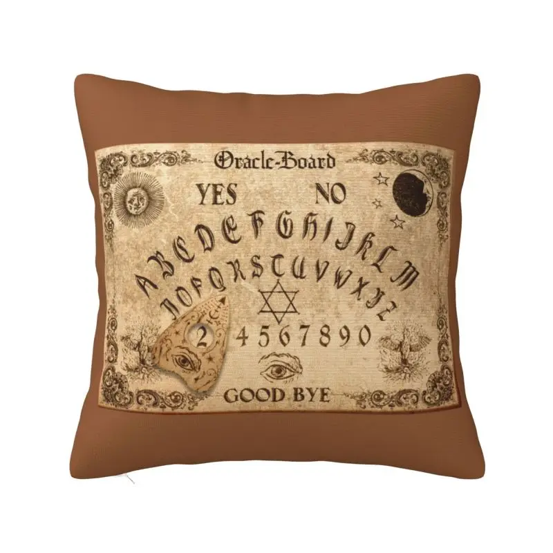 

Modern Retro Ouija Board Witchcraft Sofa Cushion Cover Soft Halloween Occult Pillow Case for Living Room Pillowcover