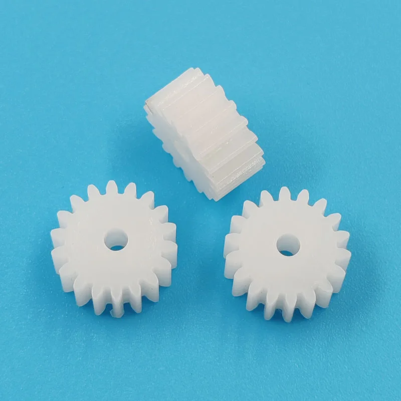 182A Module 0.5M Gear 18 Teeth Plastic Gear Motor Fitting Parts Toy Accessories 10pcs/lot motor gear