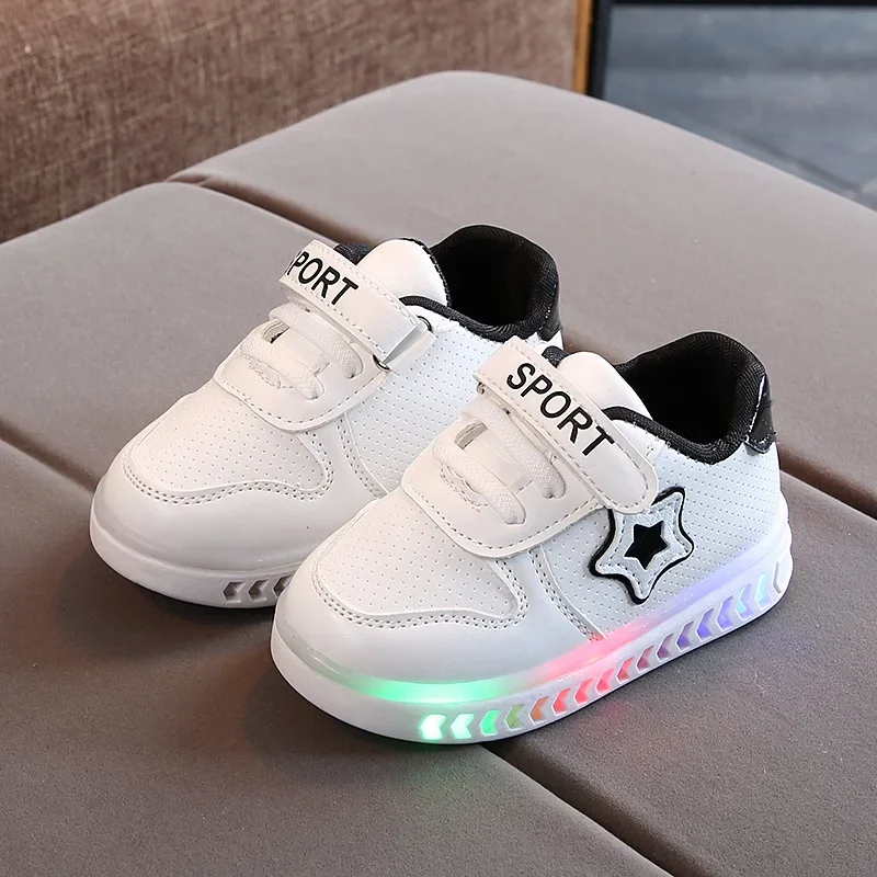 zapatillas LED Kid Sneakers Autumn Girl Luminous Shoe Soft Sole Boy Casual Shoes Anti Slip Skate Shoes Child Shoe zapatos niña 2