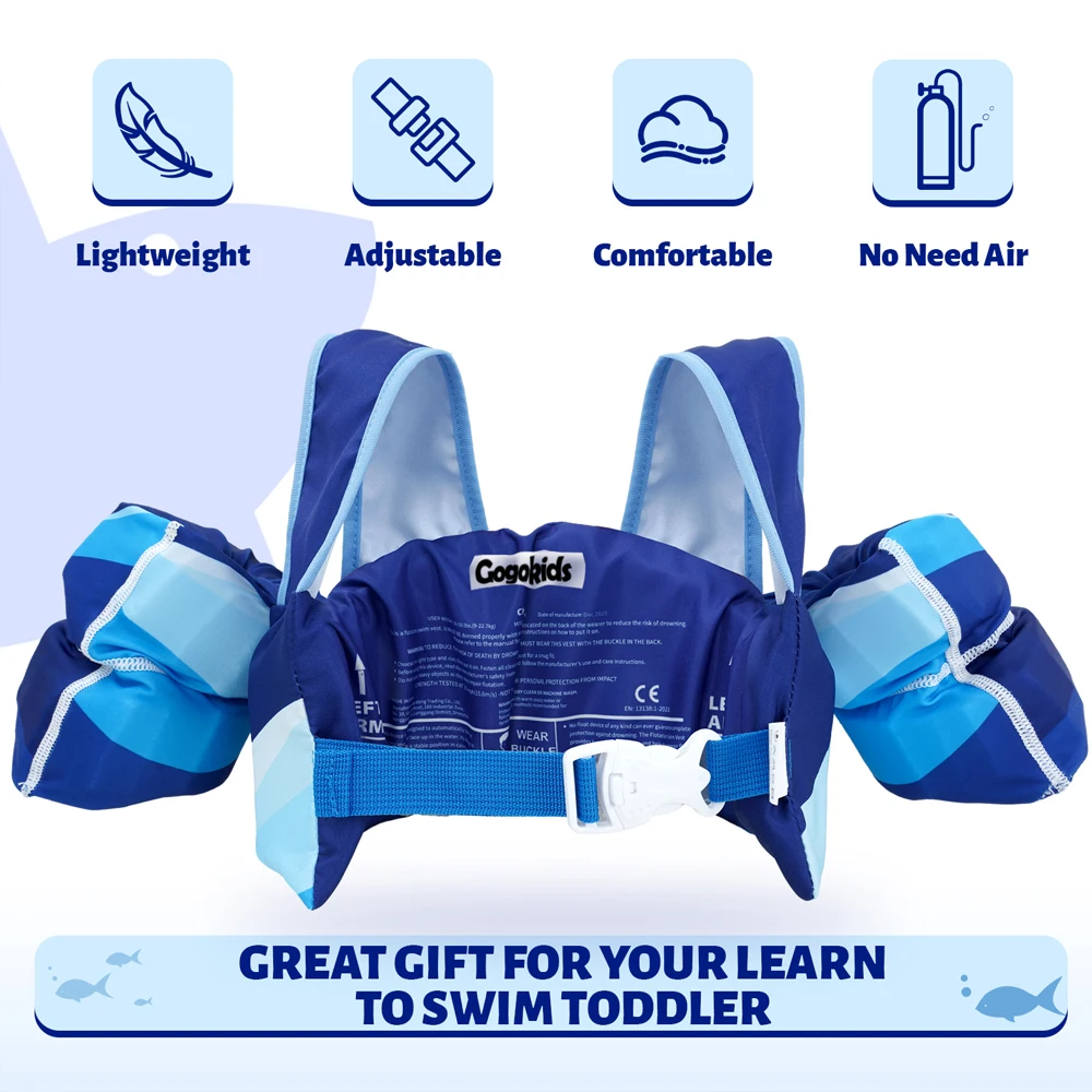 Baby Float Arm Sleeve Floating Cartoon Safe Life Buoyancy Vest Jacket Kid Swimming Training Equipment Children's Life Jackets