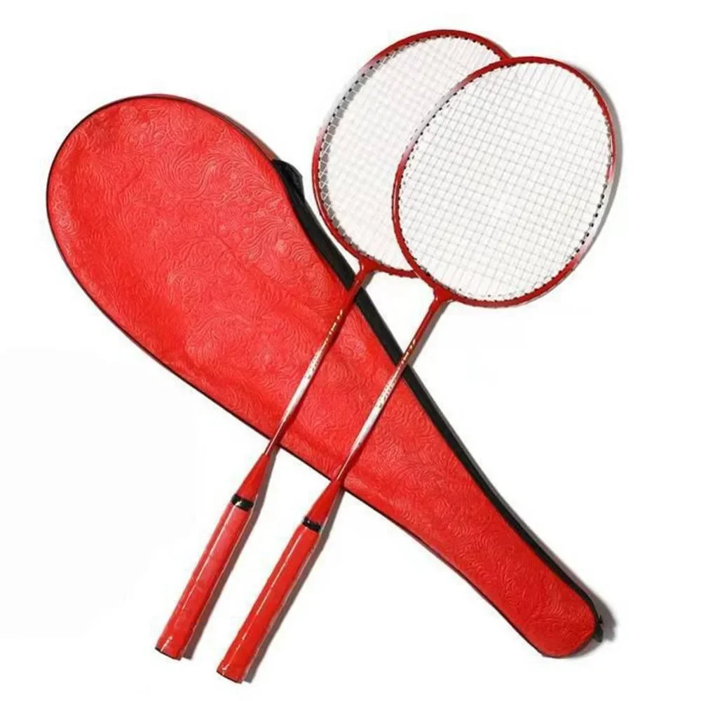 Badminton Racket Set Professional Badminton Rackets Shuttlecocks and Carrying Bag Set Indoor Outdoor