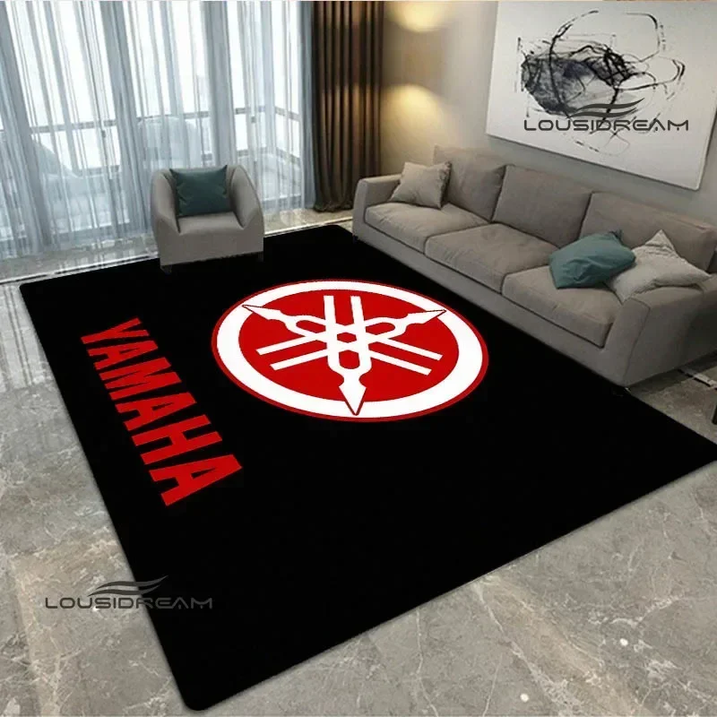 3D Retro motorcycle Y-YAMAHAS Printed carpet non-slip carpet bedroom decor outdoor rug Yoga mat bedroom decoration birthday gift