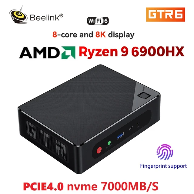 MOREFINE Gaming Mini PC AMD Ryzen 9 6900HX WIFI 6 BT5.2 Mini Computer DDR 5  4800MHz PCIe4.0x4 2x2.5G LAN 2x8K Thunderbolt3 M600 - AliExpress