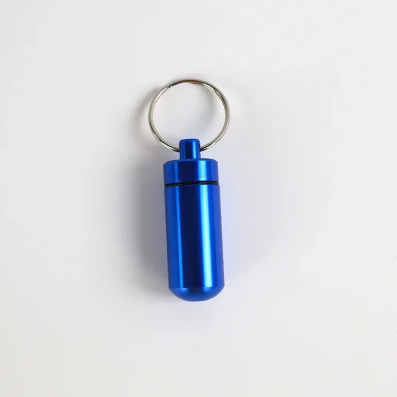 Compact Waterproof Aluminum Pill Organizer and Storage Container